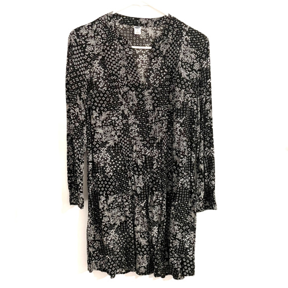 Old Navy Floral Long Sleeve Dress - Picture 1 of 5
